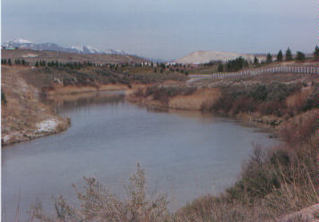 The Jordan River from the trail
