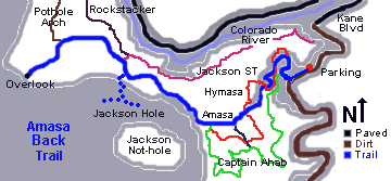 Amassa Rock Trail Map