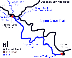 Aspen Grove Trail Map