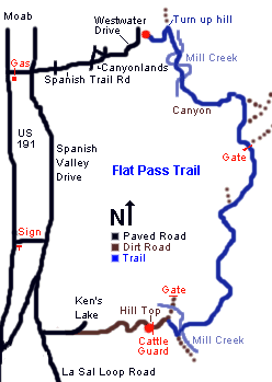 Flat Pass Trail Map